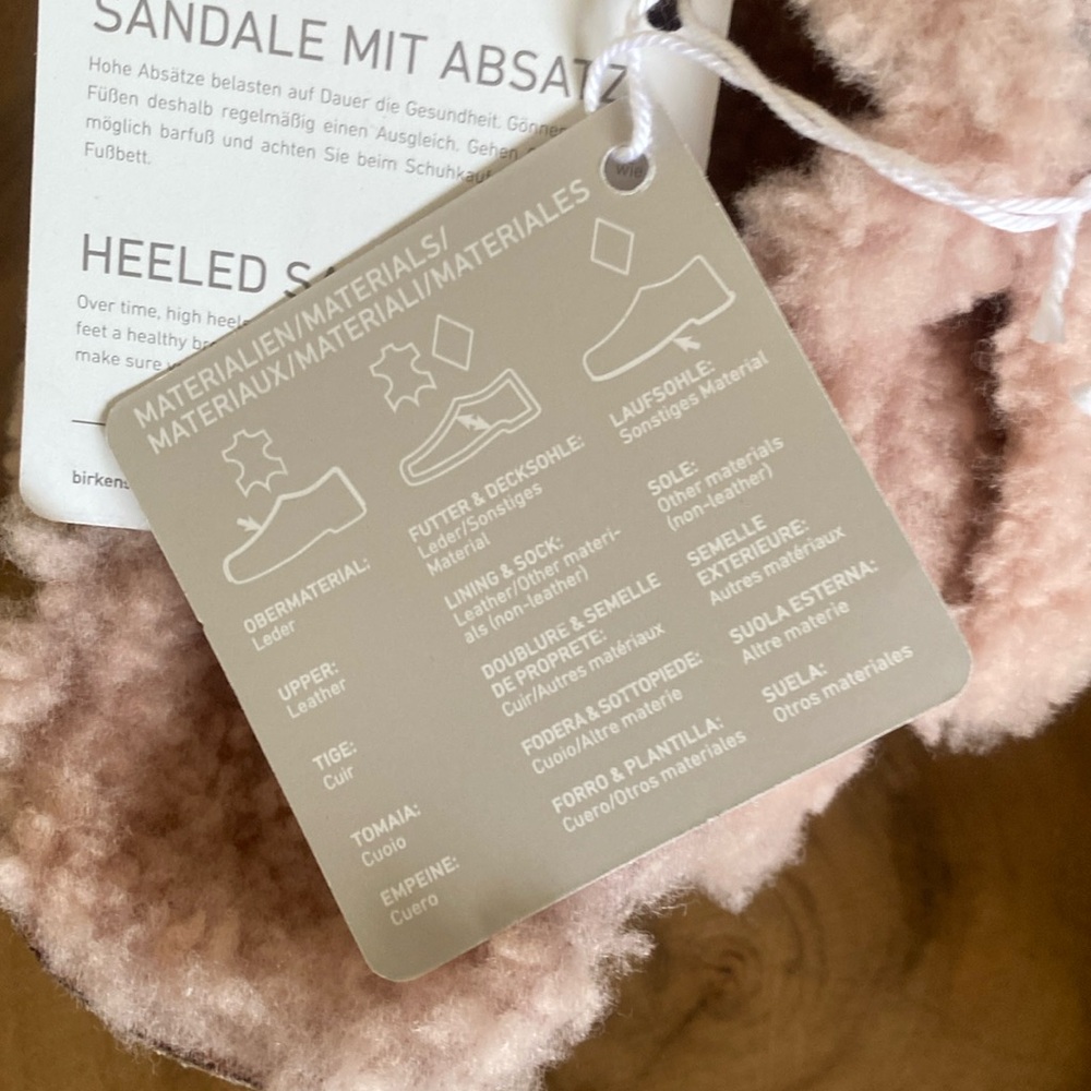 ๐ Birkenstock Papillo Arizona Big Buckle Teddy Shearling Sandal - Picture 8 of 10